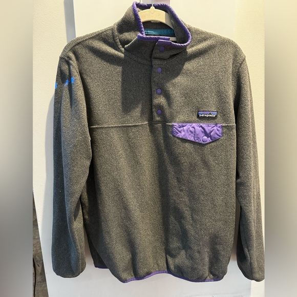 Patagonia Sweaters - Patagonia Fleece Grey Sweater Sz M Women’s